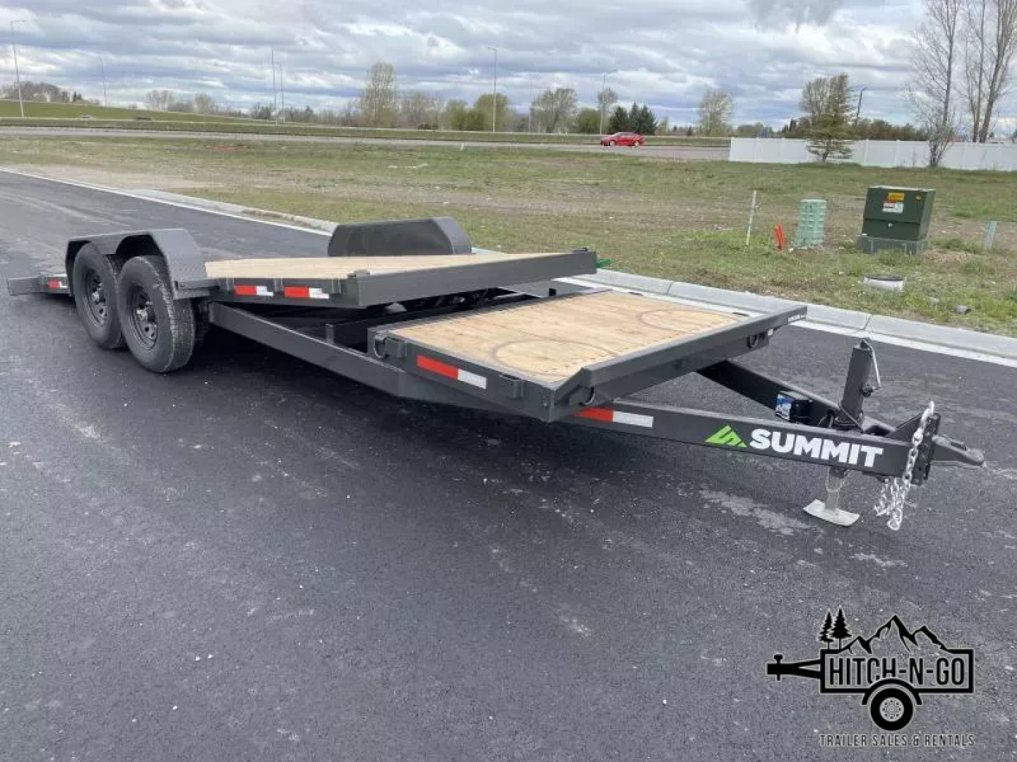 New 2026 Summit Cascade 7x20 16/4 14k Split Deck Tilt Equipment Trailer