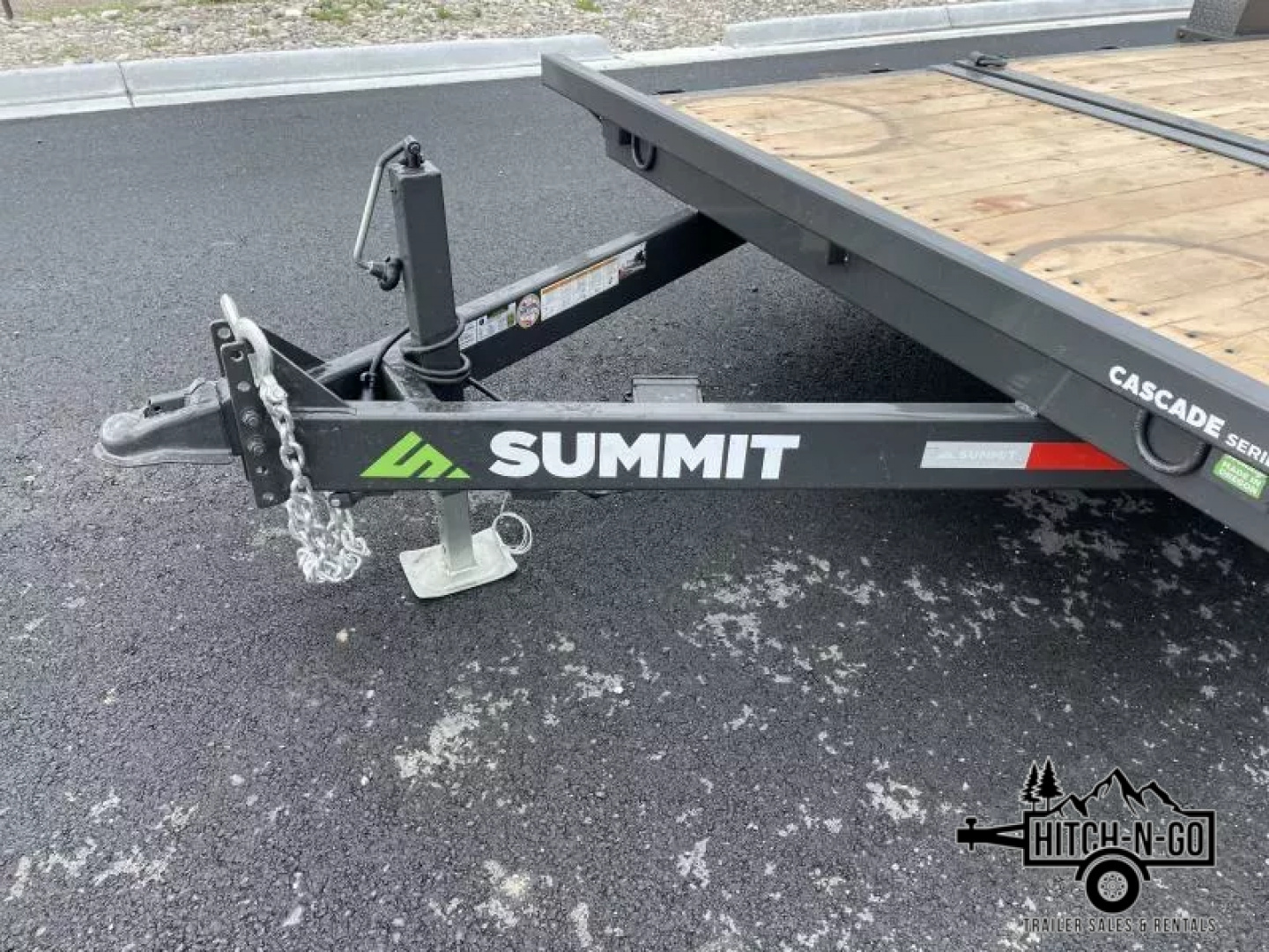 New 2026 Summit Cascade 7x20 16/4 14k Split Deck Tilt Equipment Trailer