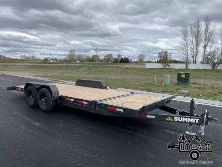 New 2026 Summit Cascade 7x20 16/4 14k Split Deck Tilt Equipment Trailer