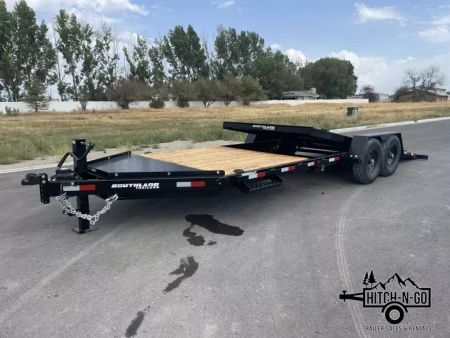 New 2026 Southland 7x22 14k 16/6 Split Deck Tilt Equipment Trailer