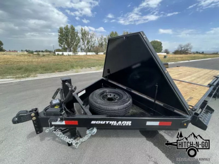 New 2026 Southland 7x22 14k 16/6 Split Deck Tilt Equipment Trailer