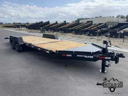New 2026 Southland 7x22 14k 16/6 Split Deck Tilt Equipment Trailer
