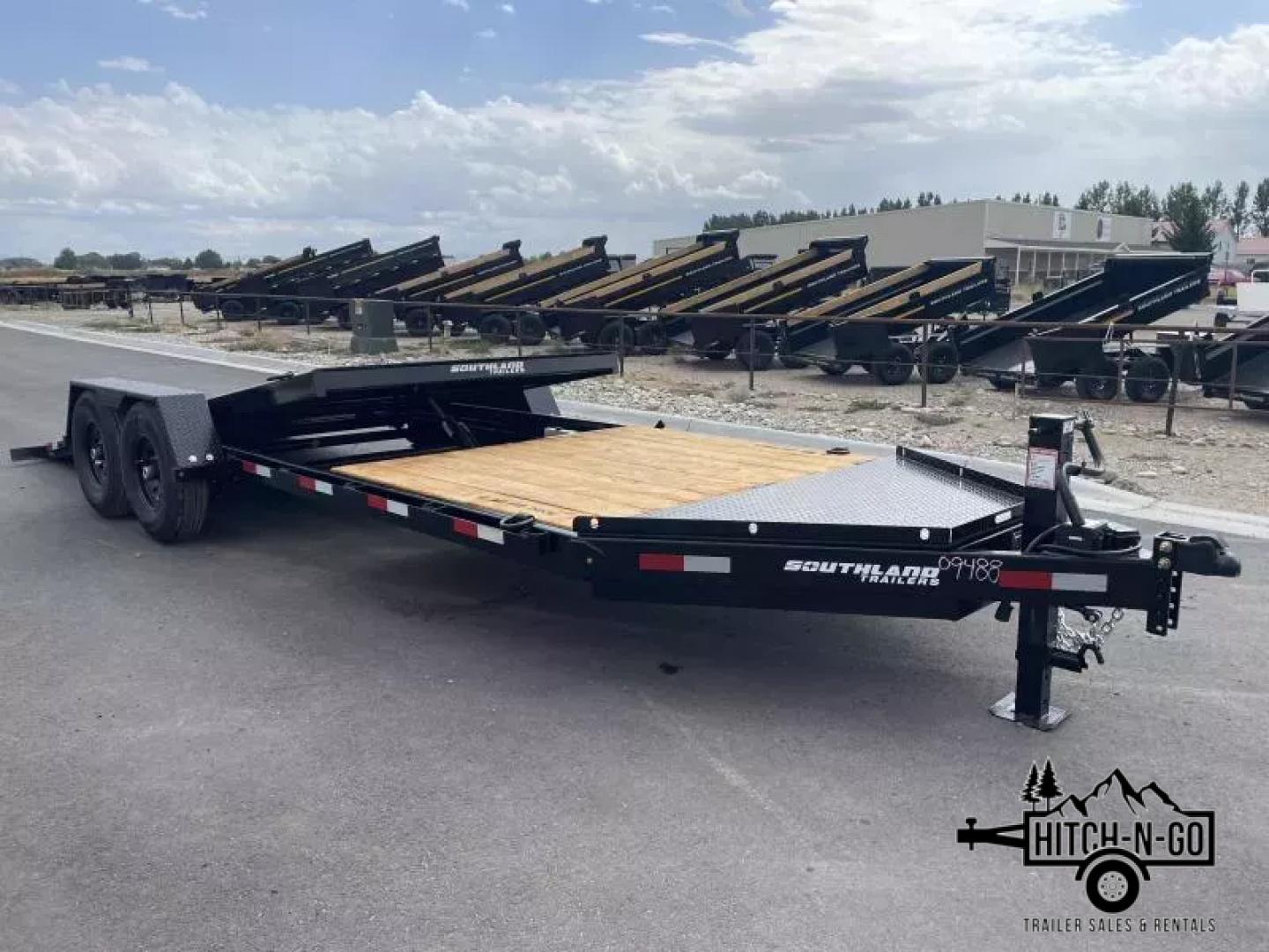 New 2026 Southland 7x22 14k 16/6 Split Deck Tilt Equipment Trailer