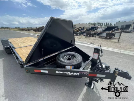 New 2026 Southland 7x22 14k 16/6 Split Deck Tilt Equipment Trailer
