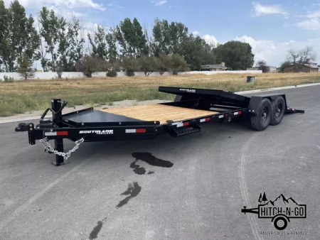 New 2026 Southland 7x22 14k 16/6 Split Deck Tilt Equipment Trailer