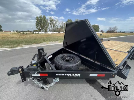 New 2026 Southland 7x22 14k 16/6 Split Deck Tilt Equipment Trailer