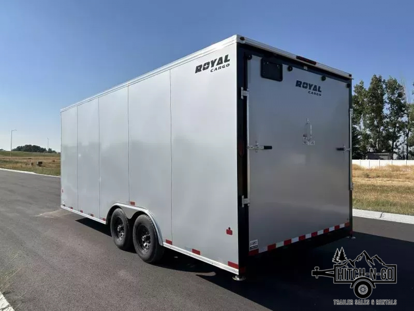 New 2026 Southland Royal 8x20+2 V-Nose 10k Auto Carrier with Rear Ramp Door