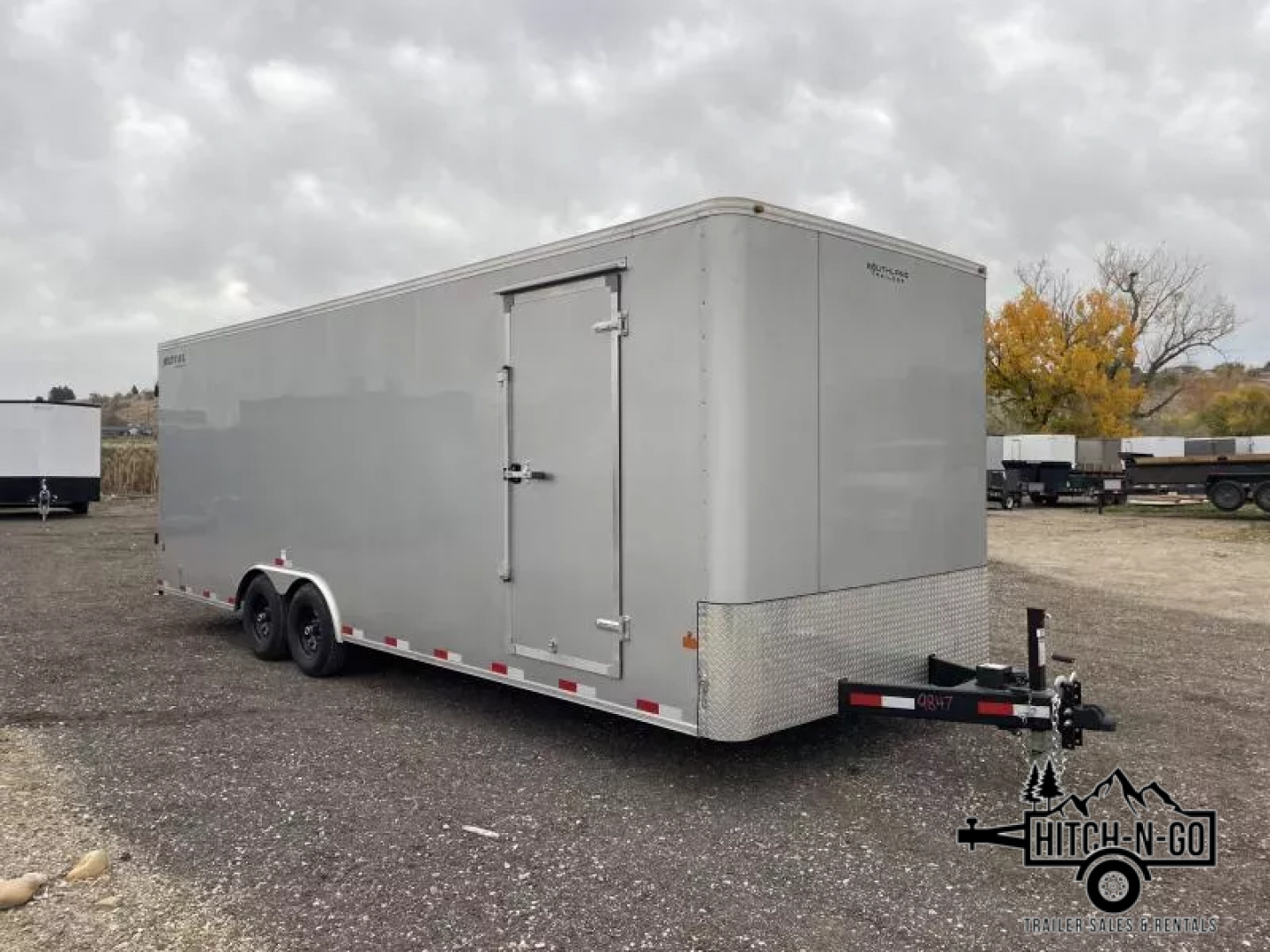 New 2026 Southland Royal 8x24 Flat Front 10k Auto Carrier Cargo with Rear Barn Doors