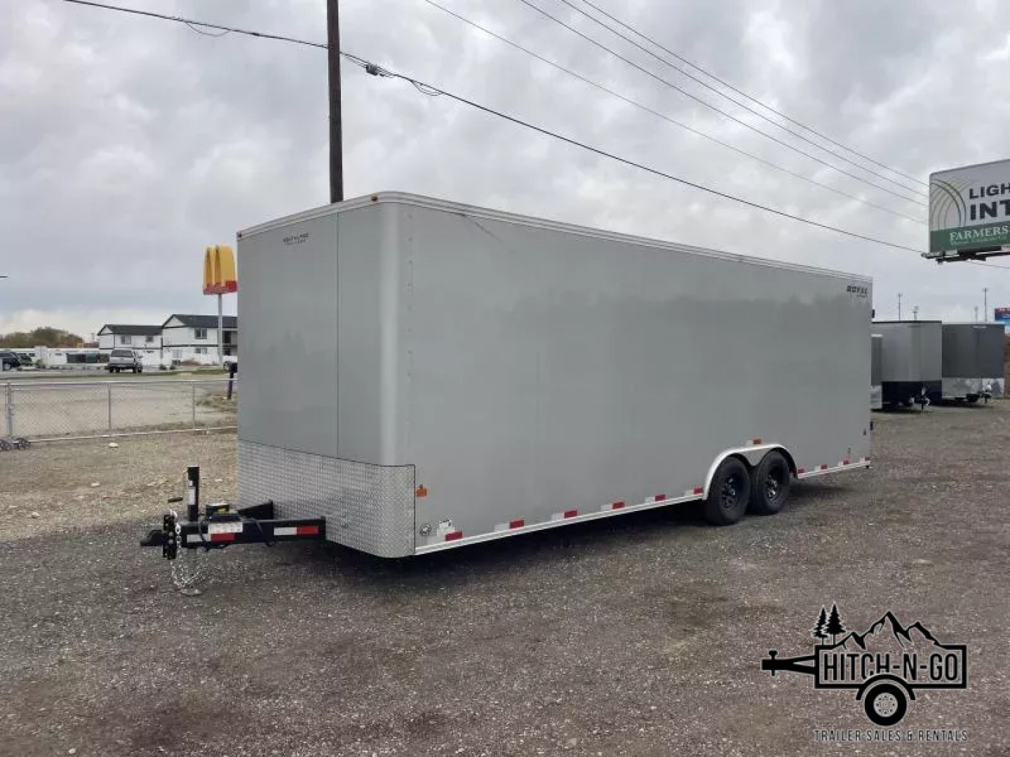 New 2026 Southland Royal 8x24 Flat Front 10k Auto Carrier Cargo with Rear Barn Doors