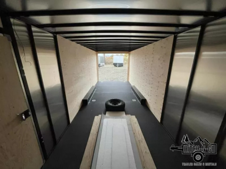 New 2026 Southland Royal 8x24 Flat Front 10k Auto Carrier Cargo with Rear Barn Doors