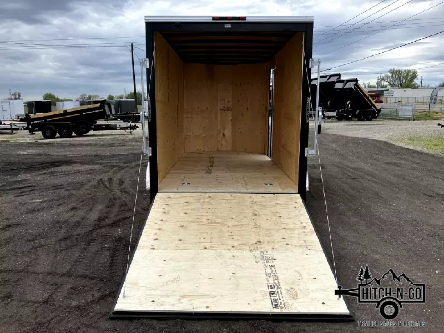 New 2026 Southland Royal 7x14+2 7k V-Nose Cargo Trailer with Rear Ramp Door