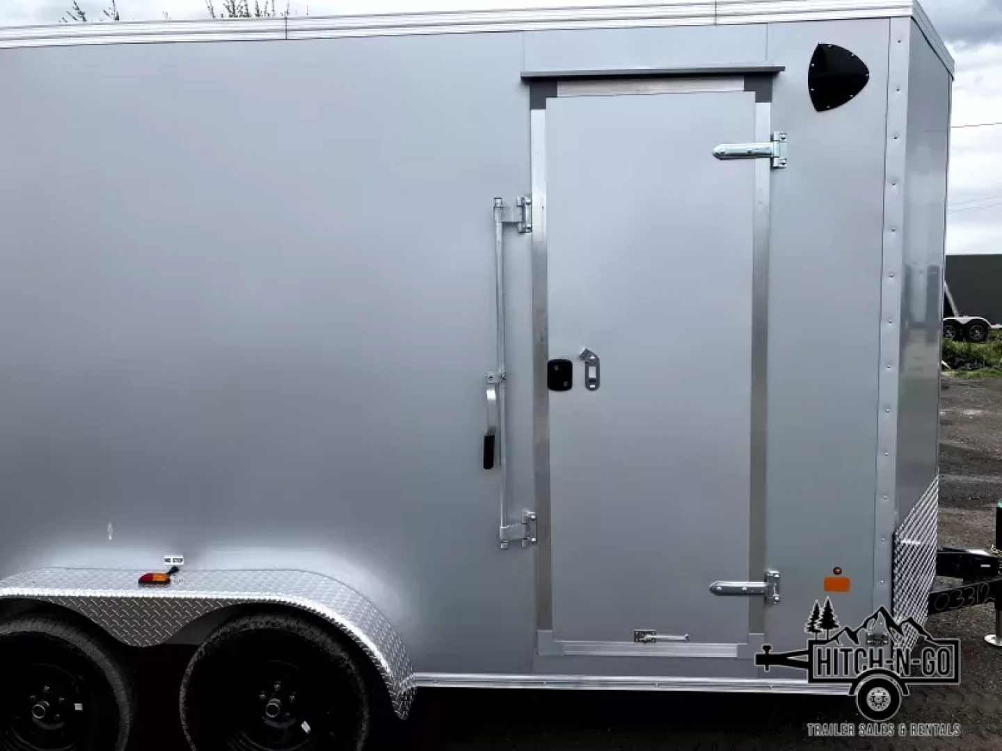 New 2026 Southland Royal 7x14+2 7k V-Nose Cargo Trailer with Rear Ramp Door