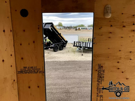 New 2026 Southland Royal 7x14+2 7k V-Nose Cargo Trailer with Rear Ramp Door