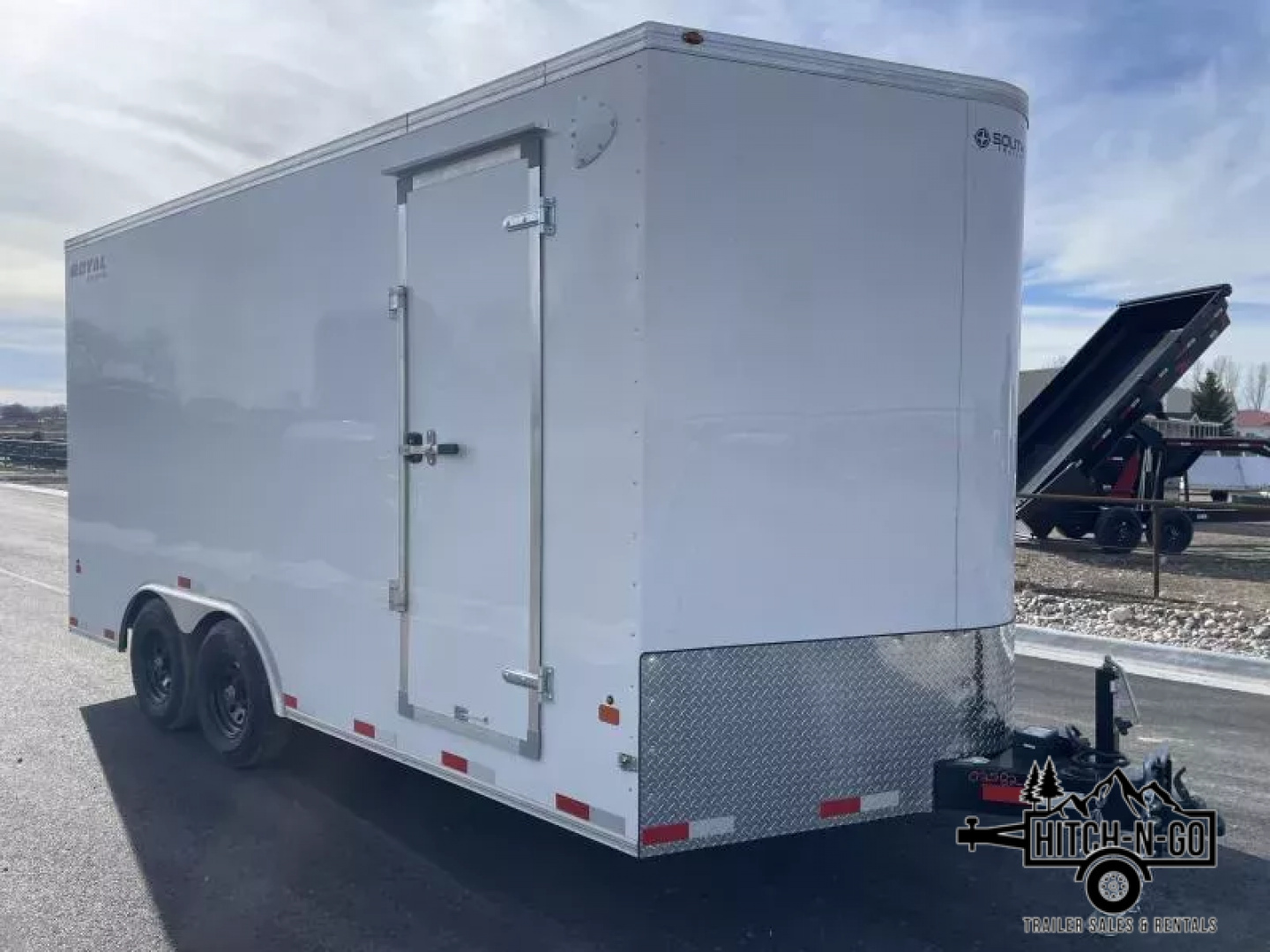 New 2026 Southland Royal 8x20+2 V-Nose Auto Carrier Cargo Trailer