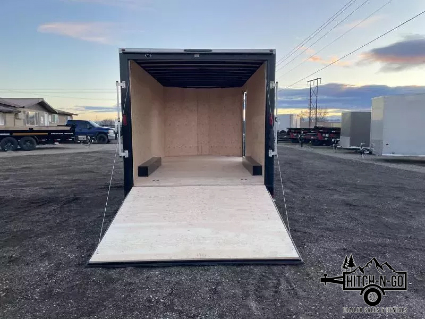 New 2026 Southland Royal 8x16+2 V-Nose 10k Cargo Trailer with Rear Ramp Door
