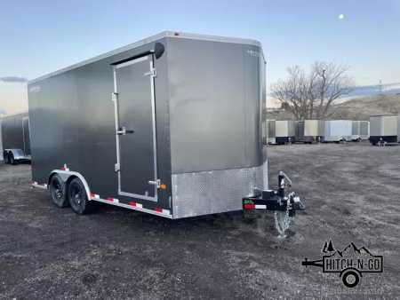 New 2026 Southland Royal 8x16+2 V-Nose 10k Cargo Trailer with Rear Ramp Door