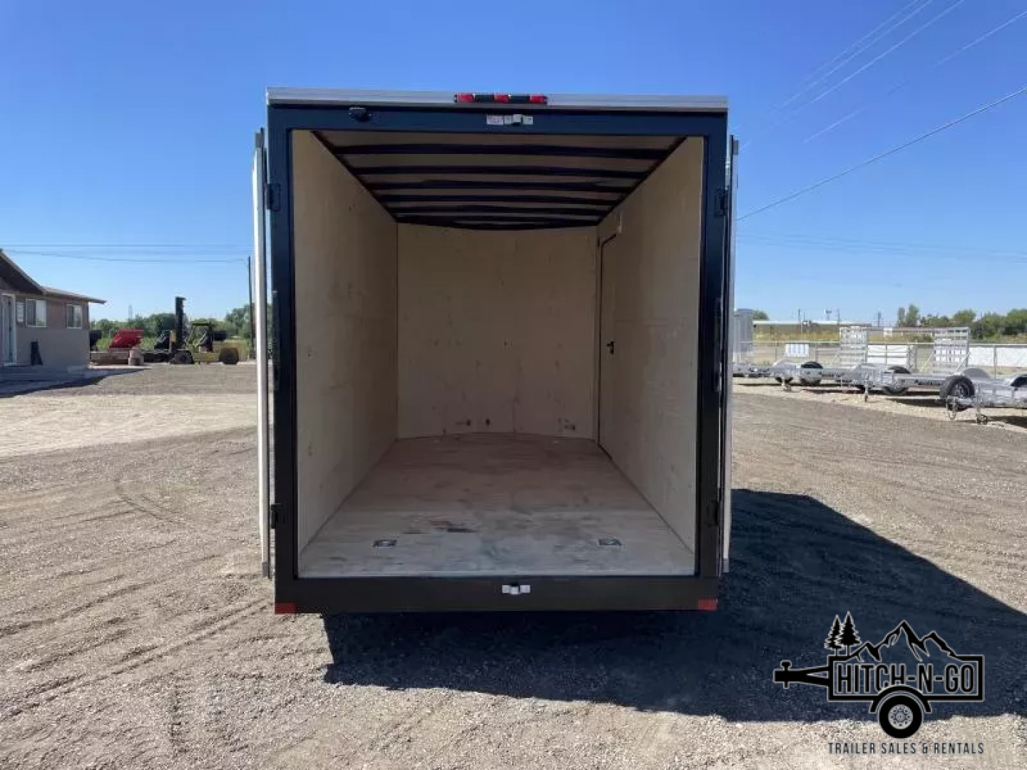 New 2026 Royal Cargo Trailers 7X14+2 7K V-Nose Cargo Trailer with Rear Barn Door