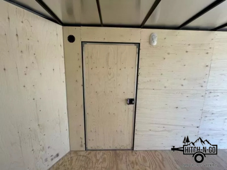 New 2026 Royal Cargo Trailers 7X14+2 7K V-Nose Cargo Trailer with Rear Barn Door