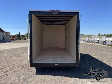 New 2026 Royal Cargo Trailers 7X14+2 7K V-Nose Cargo Trailer with Rear Barn Door