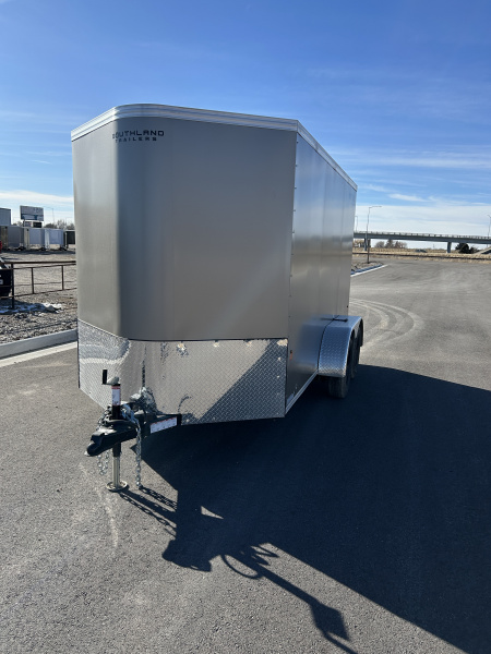New 2025 Southland 6x12+2 V-Nose 7k Cargo Trailer with Rear Ramp Door