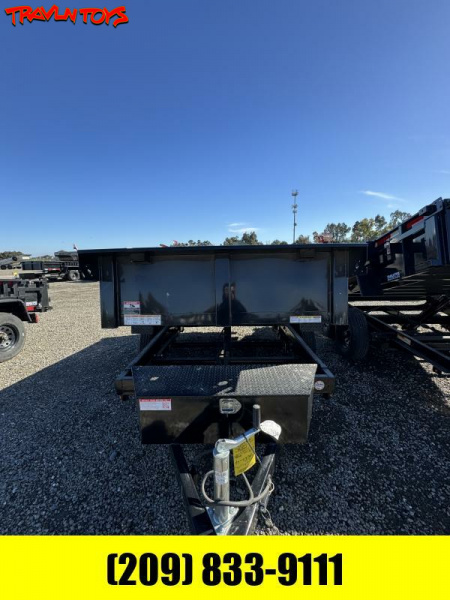New 2023 Sure-Trac 5 x 10 Low Profile Homeowner Dump Trailer  7K TA Single Ram