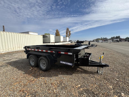 New 2024 Sure-Trac 5 x 10 Low Profile Homeowner Dump Trailer  7K TA Single Ram