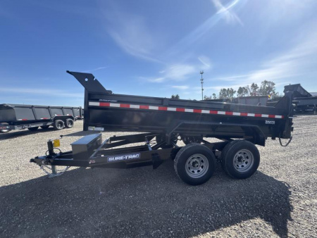 New 2025 Sure-Trac 6 x 12 SD Low Profile Dump Trailer  10K Single Ram