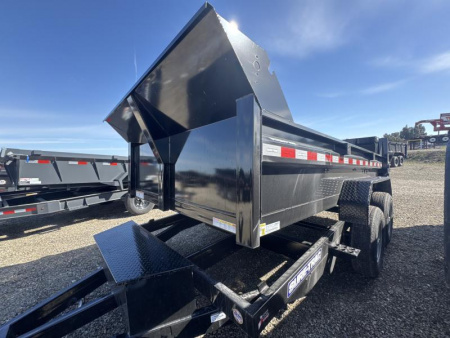 New 2025 Sure-Trac 6 x 12 SD Low Profile Dump Trailer  10K Single Ram