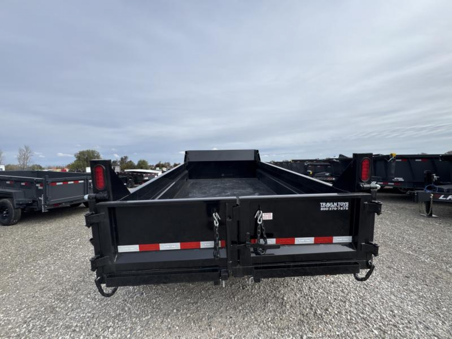New 2025 Sure-Trac 6 x 12 SD Low Profile Dump Trailer  10K Single Ram