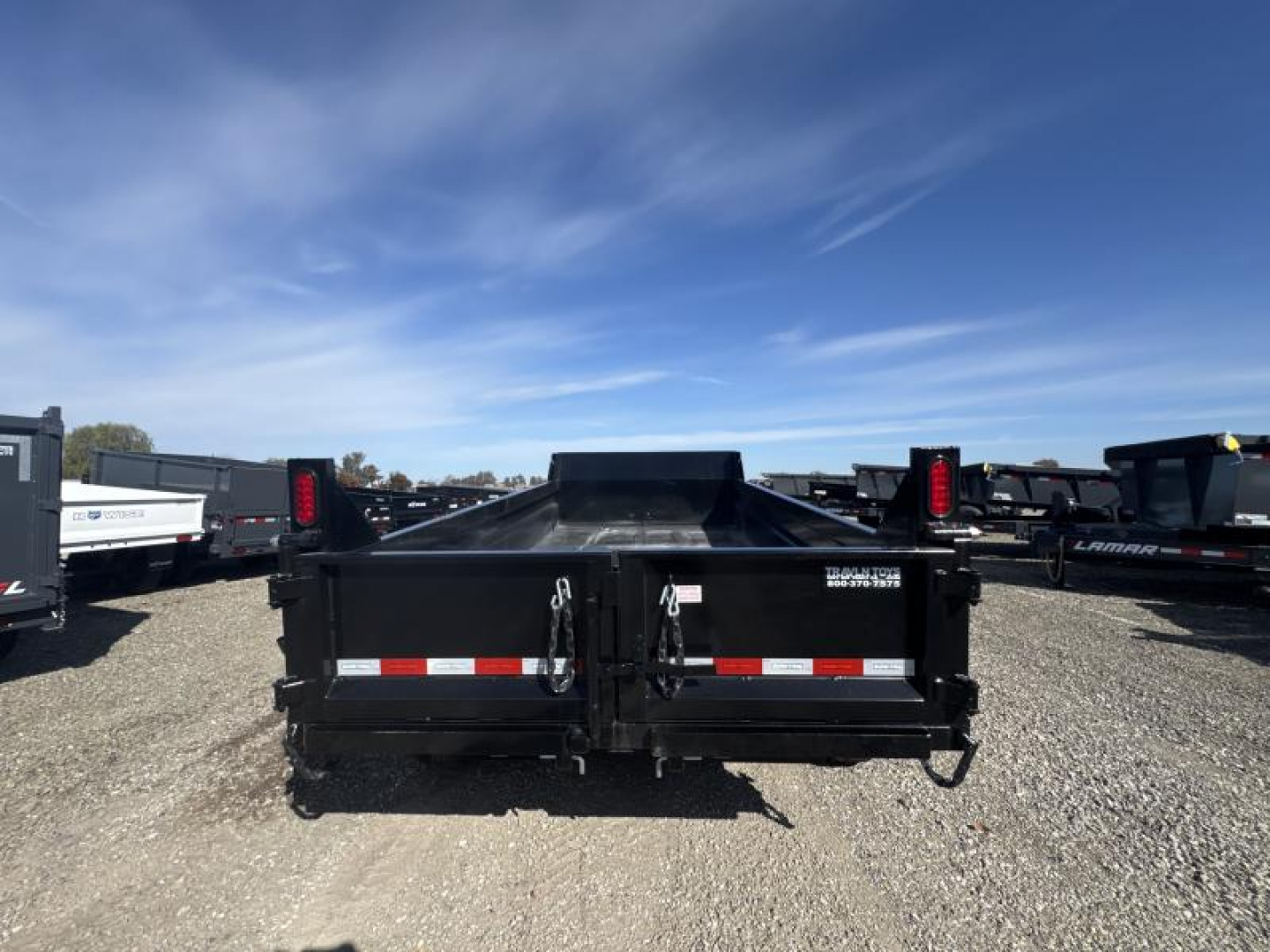 New 2025 Sure-Trac 6 x 12 SD Low Profile Dump Trailer  10K Single Ram