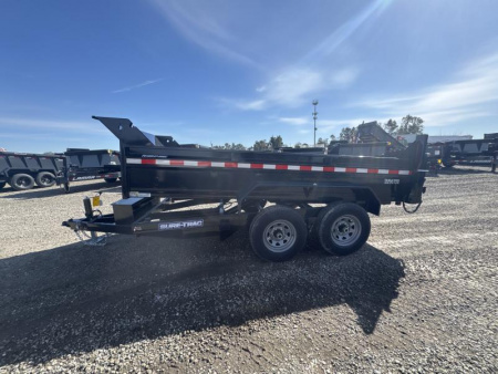 New 2025 Sure-Trac 6 x 12 SD Low Profile Dump Trailer  10K Single Ram