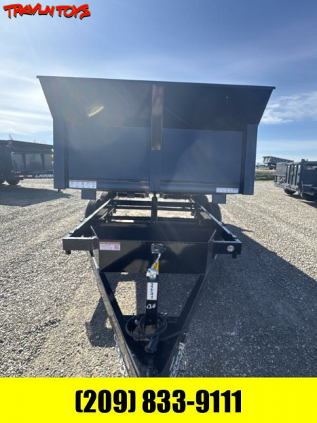 New 2025 Sure-Trac 6 x 12 SD Low Profile Dump Trailer  10K Single Ram