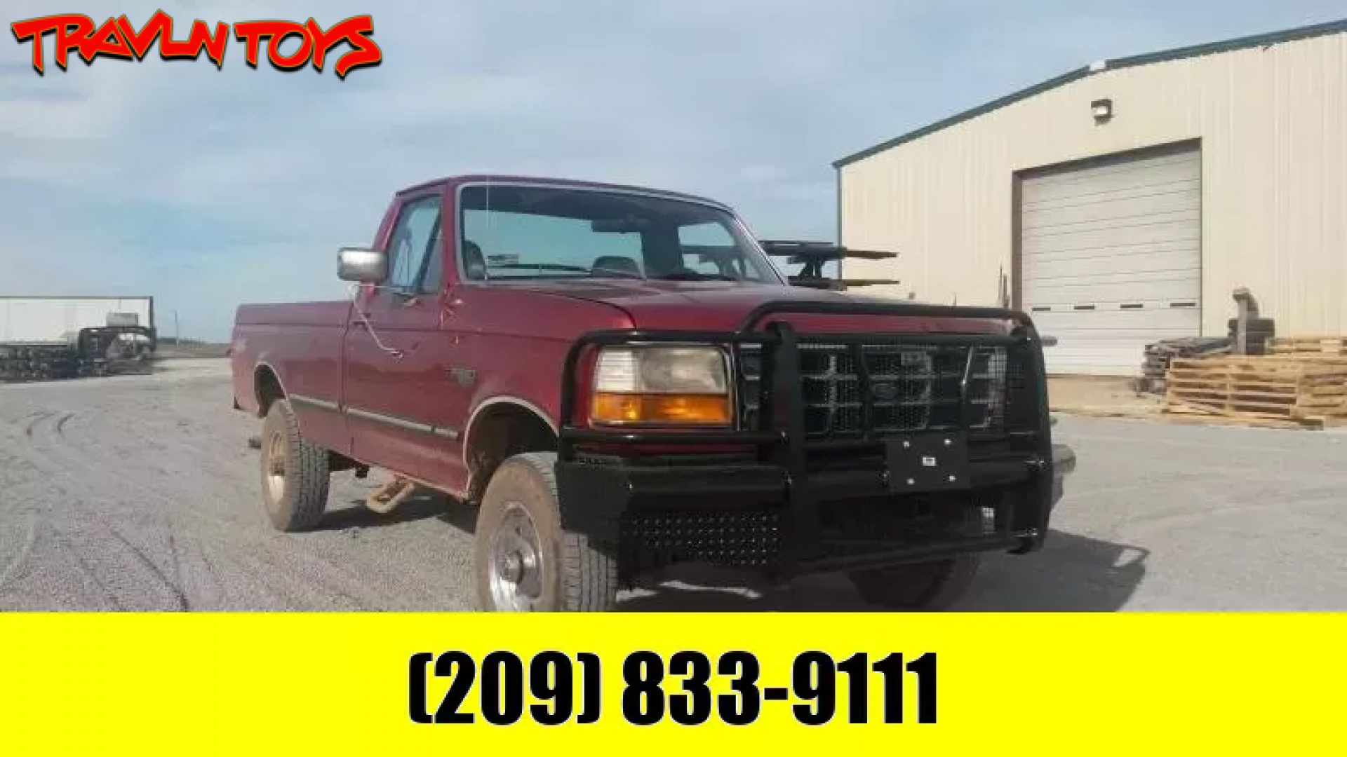 New 1994 GR Trailers Front Bumper with Grill Guard, Ford 94-98, Diesel Bumpers