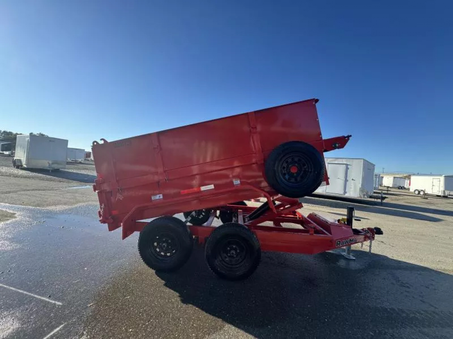 New 2026 RawMaxx DUMP-TDM T7118 Dump Trailer