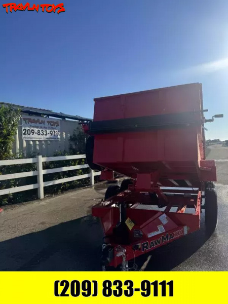 New 2026 RawMaxx DUMP-TDM T7118 Dump Trailer