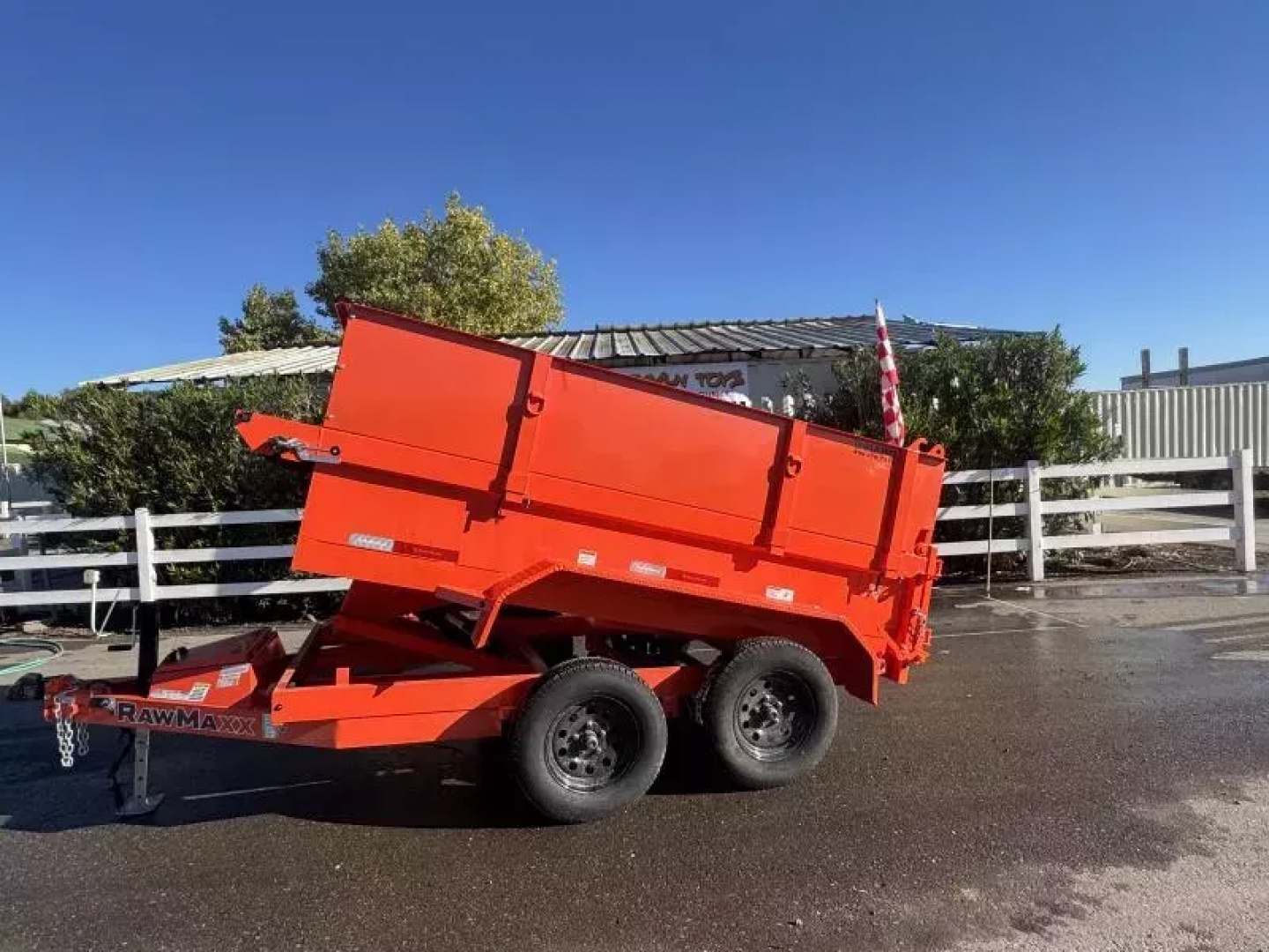 New 2026 RawMaxx DUMP-TDM T7146 Dump Trailer