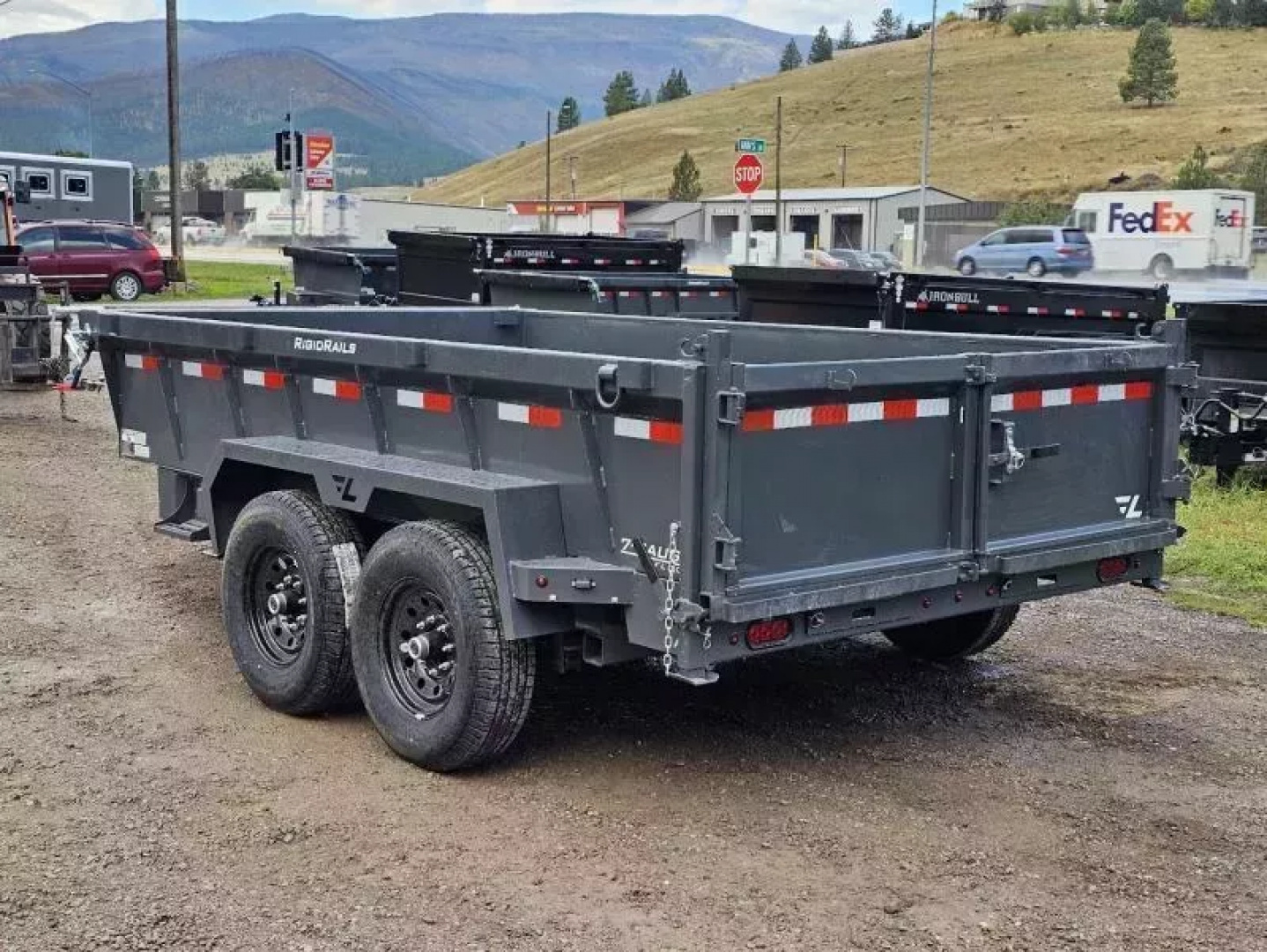 New 2026 Lamar 7x12 14k Low-Pro Dump Trailer