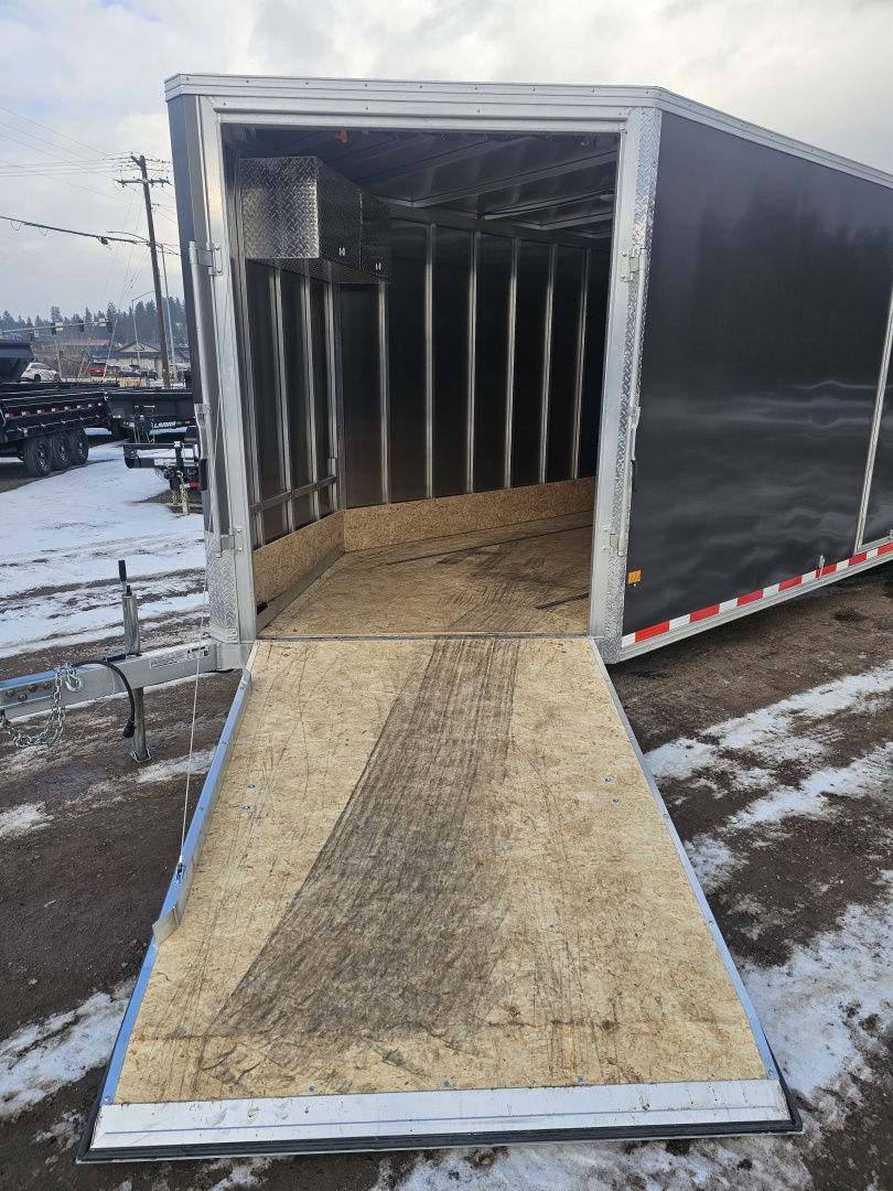 Used 2024 E-Z Hauler 7.5x24 Enclosed Aluminum Snowmobile Trailer