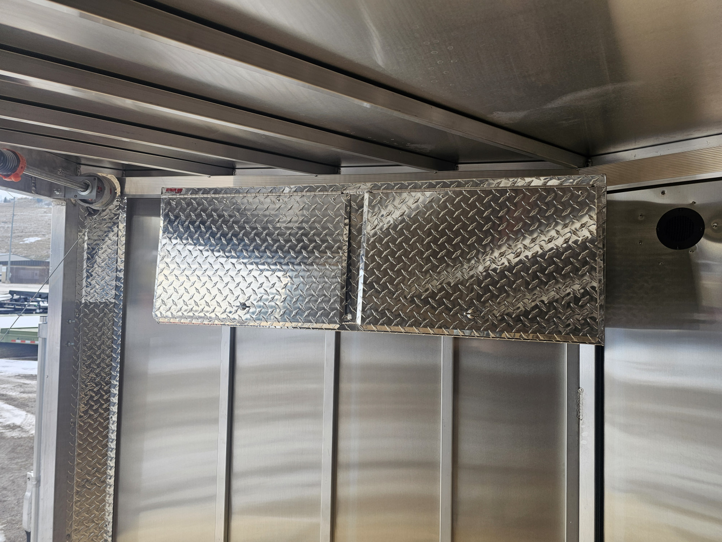 Used 2024 E-Z Hauler 7.5x24 Enclosed Aluminum Snowmobile Trailer