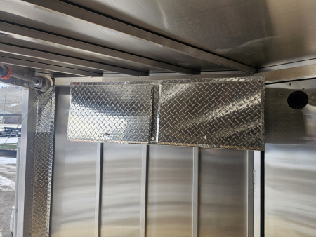 Used 2024 E-Z Hauler 7.5x24 Enclosed Aluminum Snowmobile Trailer