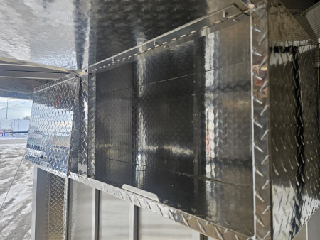 Used 2024 E-Z Hauler 7.5x24 Enclosed Aluminum Snowmobile Trailer