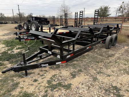 New 2026 Lion Trailers 4-BALE-1185 Hay Trailer