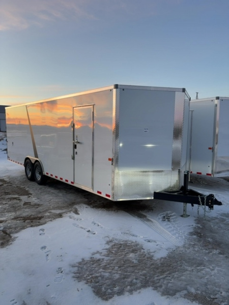 New 2026 AERO 8.5X24 Cargo / Enclosed Trailer 7K AXLES 14 PLY TIRES W/ DOUBLE DOOR