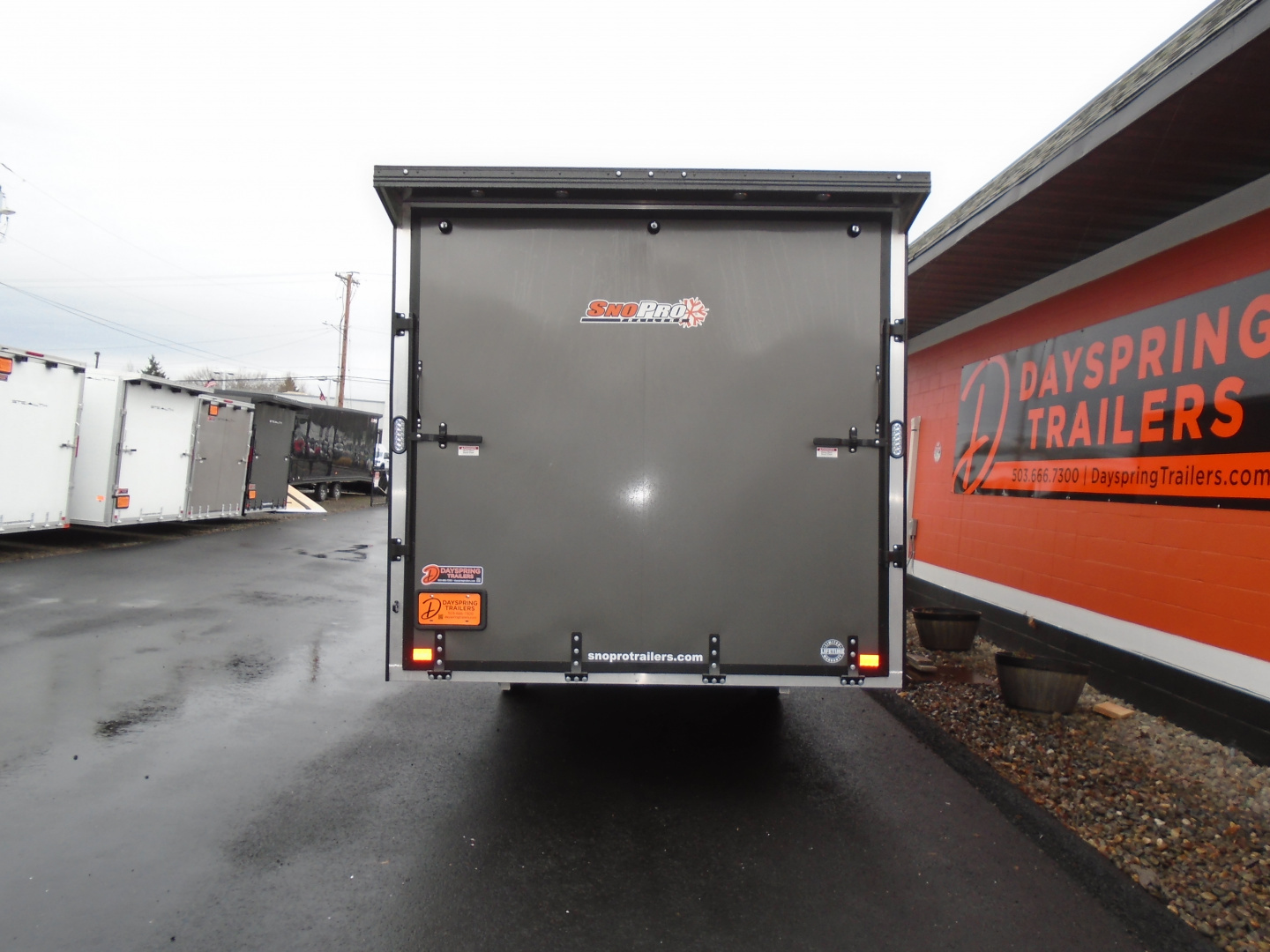 New 2026 SnoPro Trailers 101X24 HEATED Snowmobile Trailer