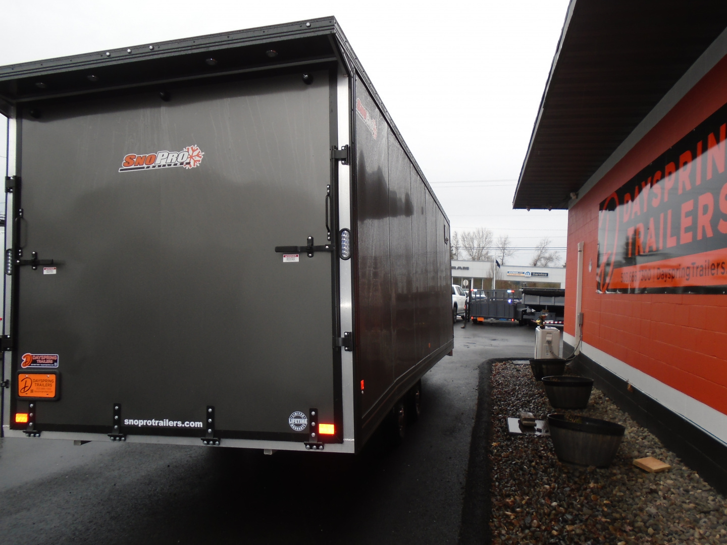 New 2026 SnoPro Trailers 101X24 HEATED Snowmobile Trailer