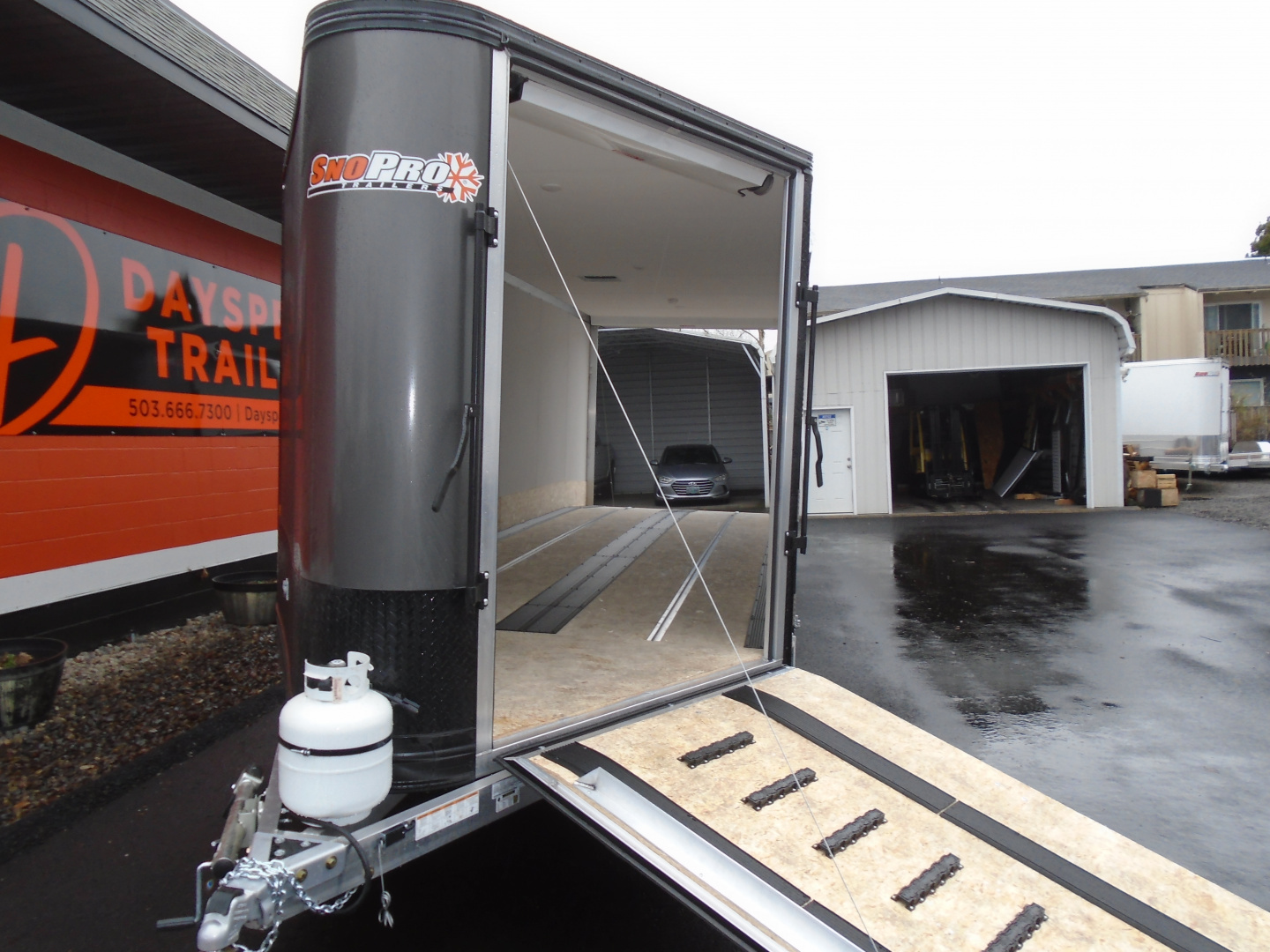 New 2026 SnoPro Trailers 101X24 HEATED Snowmobile Trailer