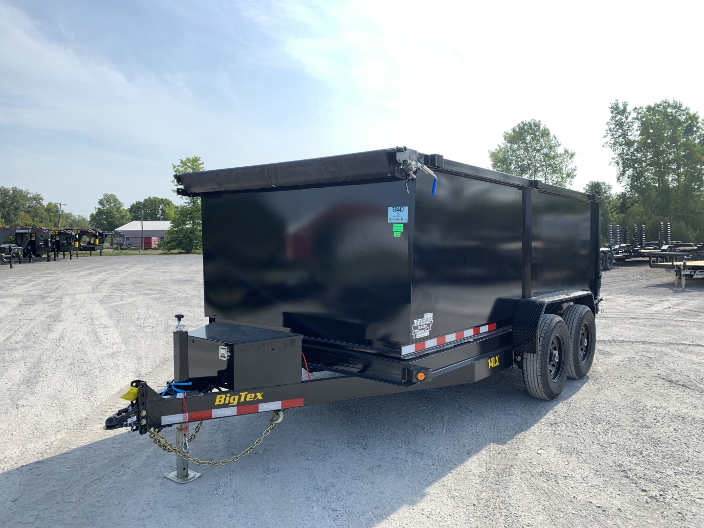 New 2026 Big Tex Trailers 14LX-14C4A-BK (83" X 14') 14K Dump Trailer