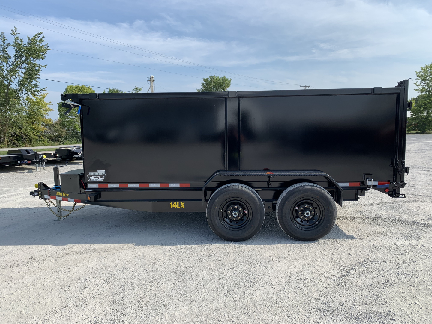 New 2026 Big Tex Trailers 14LX-14C4A-BK (83" X 14') 14K Dump Trailer