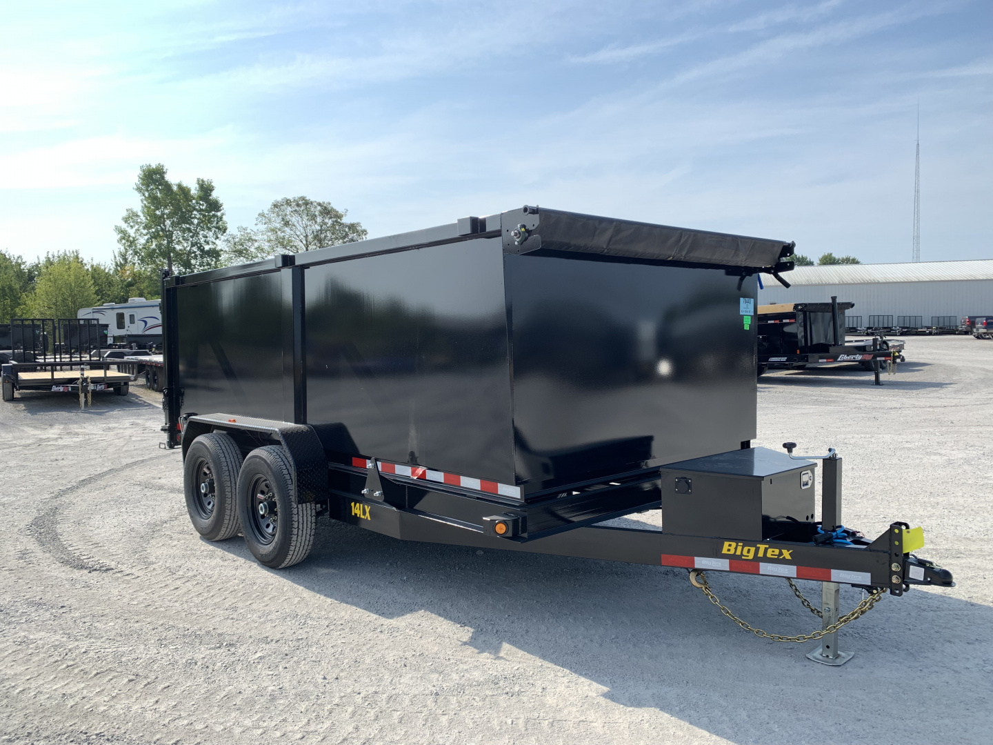 New 2026 Big Tex Trailers 14LX-14C4A-BK (83" X 14') 14K Dump Trailer
