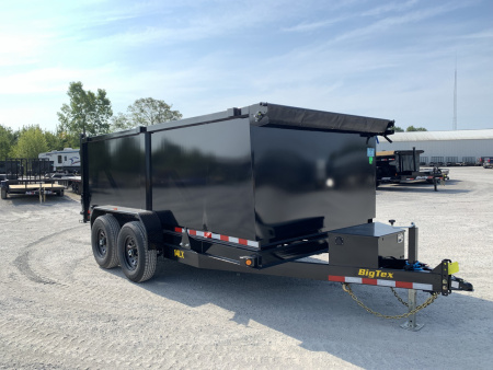 New 2026 Big Tex Trailers 14LX-14C4A-BK (83" X 14') 14K Dump Trailer